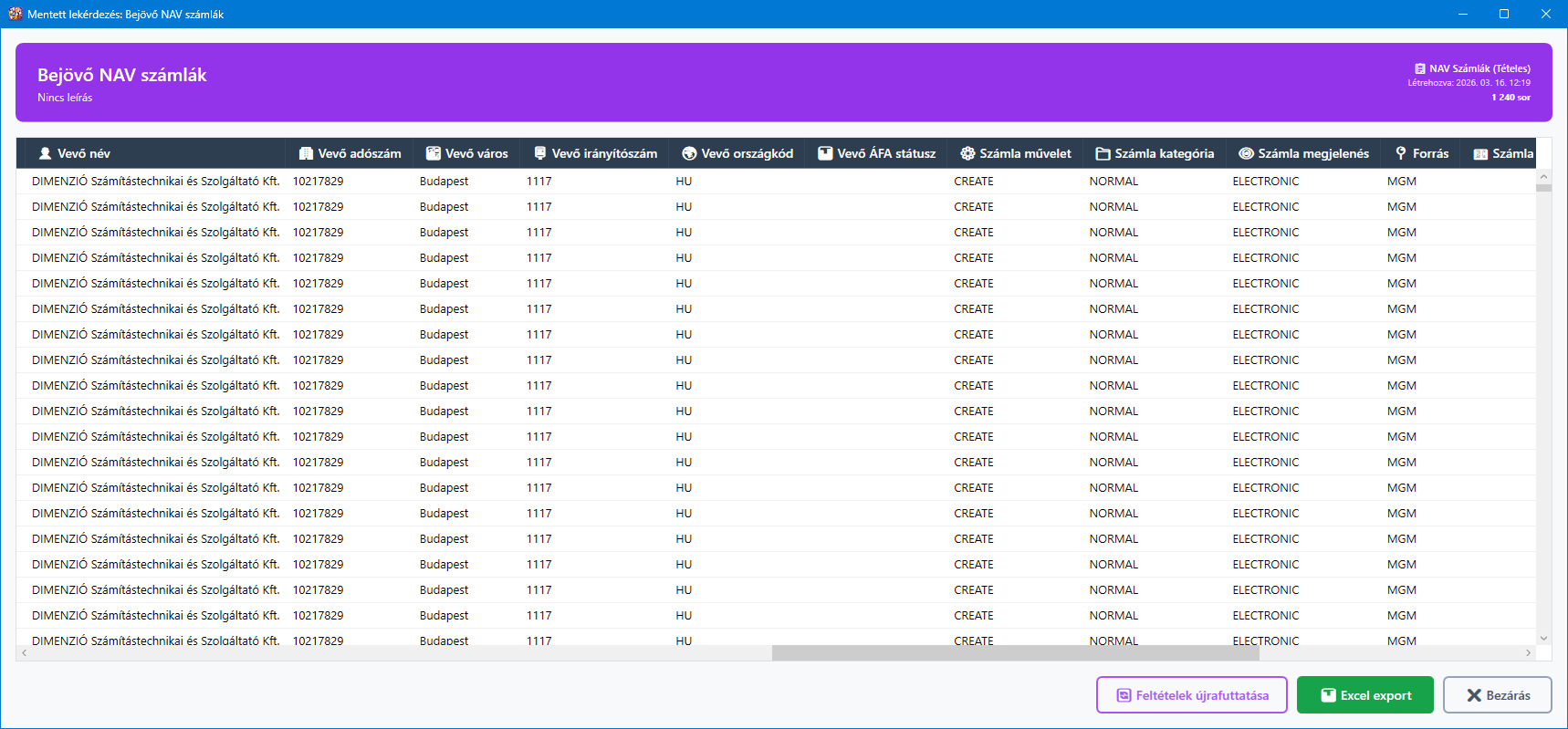 Mentett eredmény megtekintése