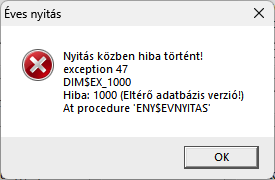Hibaüzenet